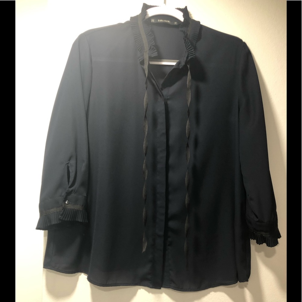 Zara Button Down Blouse.